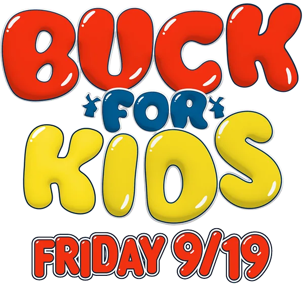 dutch bros presents buck for kids, friday 9/19