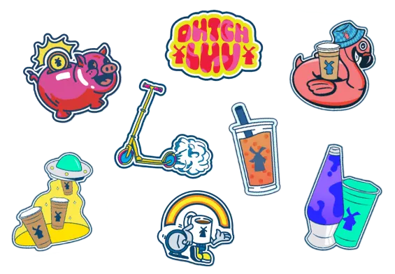 Digital App Stickers  